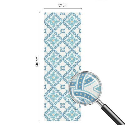 Film adhésif pour vitrage dépoli vitrail symétrie classique