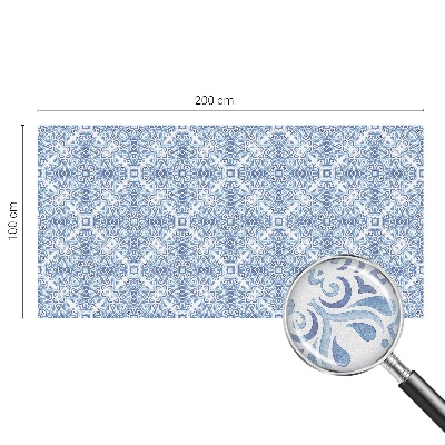 Brise-vue pour fenêtre Carreaux bleus