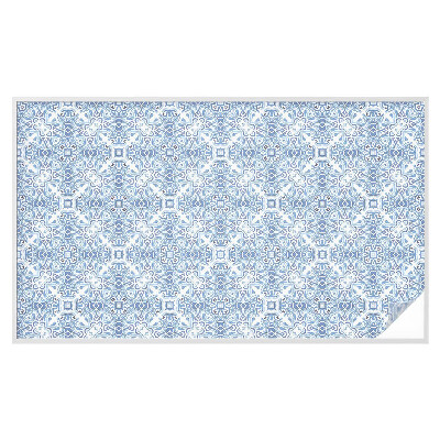 Brise-vue pour fenêtre Carreaux bleus