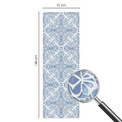 Brise-vue pour fenêtre Carreaux bleus