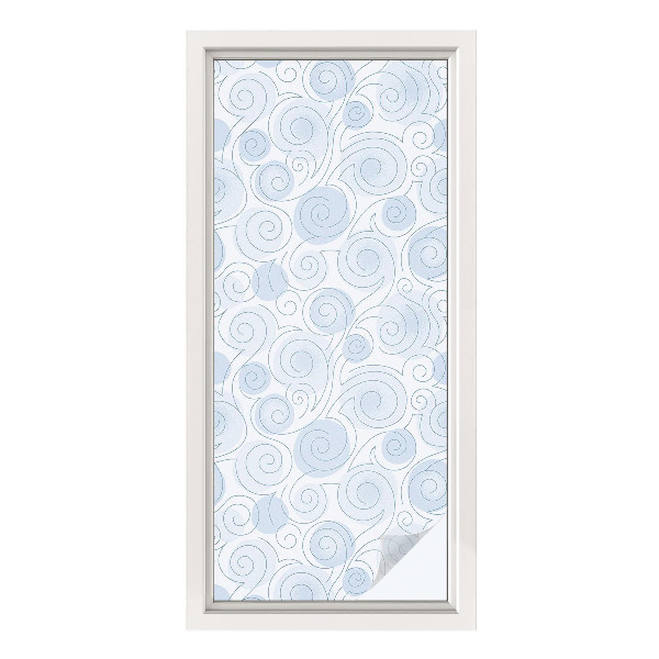 Film occultant pour fenêtre Motifs en spirale