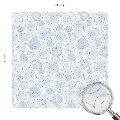 Film occultant pour fenêtre Motifs en spirale