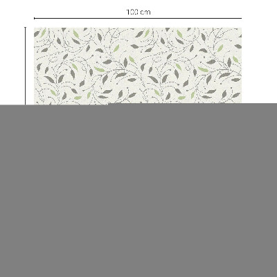 Film solaire fenêtre décoratif aspect vitrail Feuilles des pousses