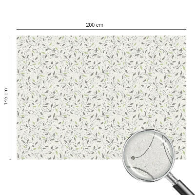 Film solaire fenêtre décoratif aspect vitrail Feuilles des pousses