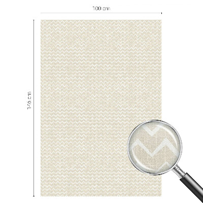 Brise-vue pour fenêtre Zigzag beige