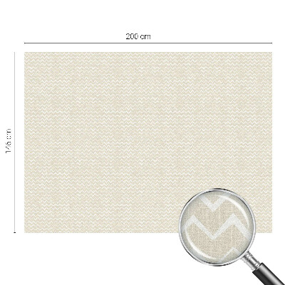 Brise-vue pour fenêtre Zigzag beige