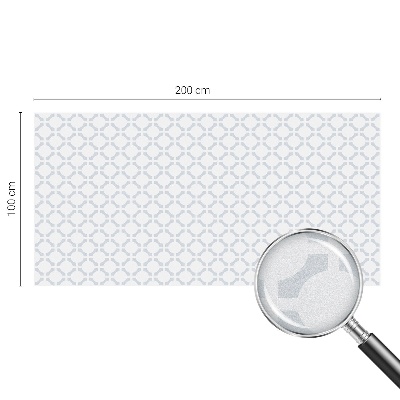 Sticker fenêtre vitrail adhésif Élégance géométrique