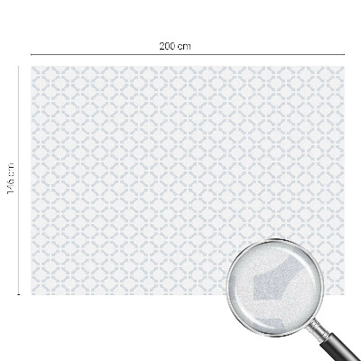 Sticker fenêtre vitrail adhésif Élégance géométrique