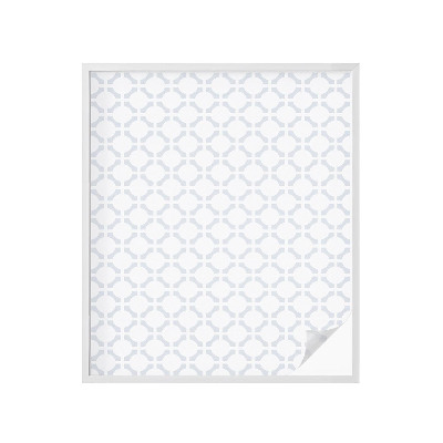 Sticker fenêtre vitrail adhésif Élégance géométrique