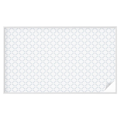 Sticker fenêtre vitrail adhésif Élégance géométrique