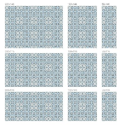 Brise-vue pour fenêtre Motifs géométriques