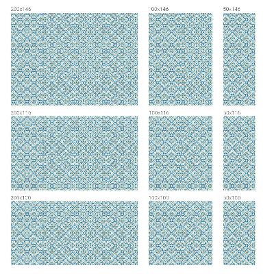 Film adhésif pour vitrage dépoli vitrail Rosettes géométriques