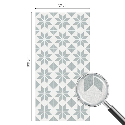 Film solaire fenêtre décoratif aspect vitrail étoiles géométriques