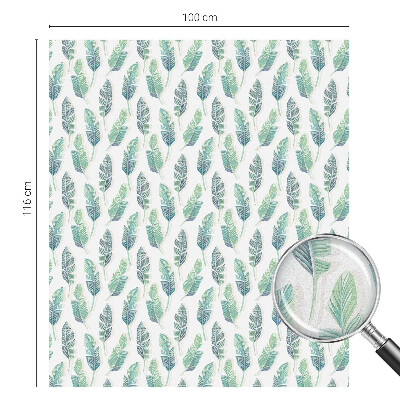 Brise-vue pour fenêtre feuilles tropicales