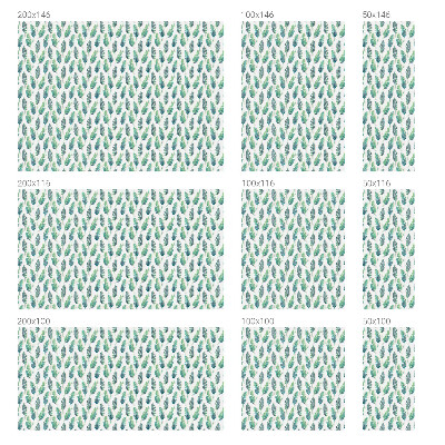 Brise-vue pour fenêtre feuilles tropicales