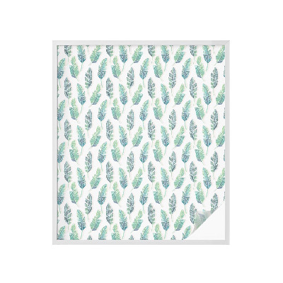 Brise-vue pour fenêtre feuilles tropicales