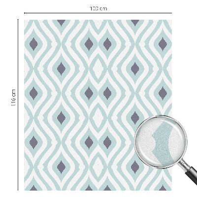 Sticker fenêtre vitrail adhésif Élégance moderne