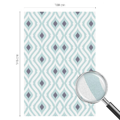 Sticker fenêtre vitrail adhésif Élégance moderne