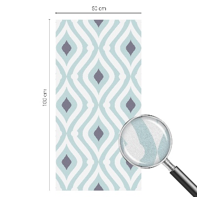 Sticker fenêtre vitrail adhésif Élégance moderne