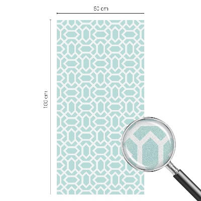 Film solaire fenêtre décoratif aspect vitrail Motifs géométriques