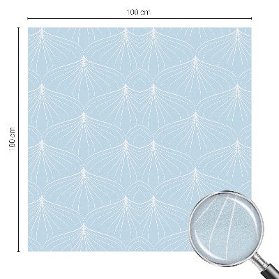 Film adhésif pour vitrage dépoli vitrail Fans harmonieux