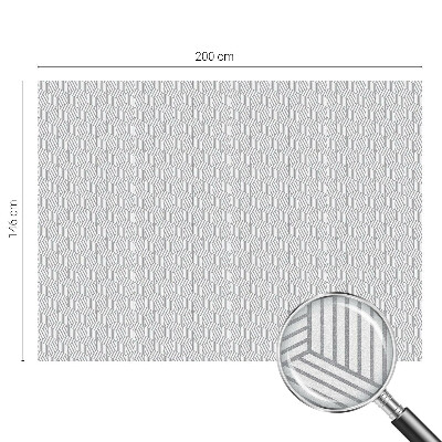 Film occultant pour fenêtre Solides hexagonaux