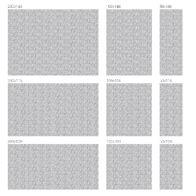 Film occultant pour fenêtre Solides hexagonaux