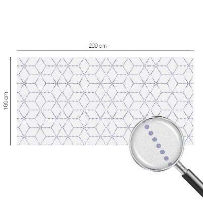 Film adhésif pour vitrage dépoli vitrail losanges violets