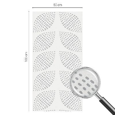 Brise-vue pour fenêtre Feuilles ponctuées