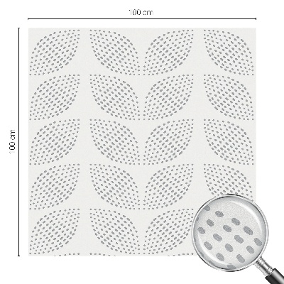 Brise-vue pour fenêtre Feuilles ponctuées