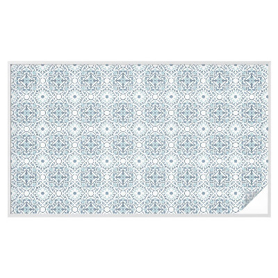 Sticker fenêtre vitrail adhésif mosaïque classique