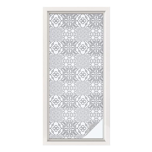 Film solaire fenêtre décoratif aspect vitrail Motifs classiques