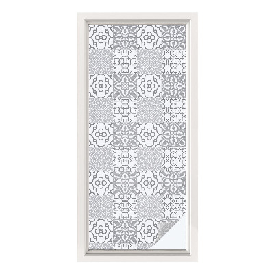 Film solaire fenêtre décoratif aspect vitrail Motifs classiques