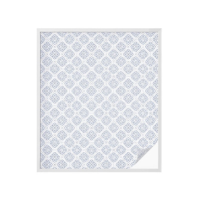 Film adhésif pour vitrage dépoli vitrail Rosettes délicates