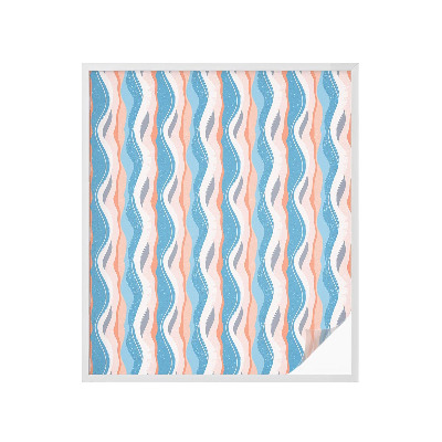 Film solaire fenêtre décoratif aspect vitrail Rythme ondulé