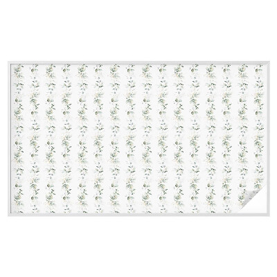 Film adhésif pour vitrage dépoli vitrail charme des plantes