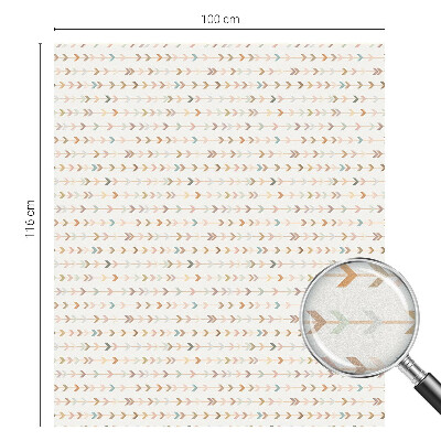 Sticker fenêtre vitrail adhésif Motif de flèche