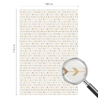 Sticker fenêtre vitrail adhésif Motif de flèche