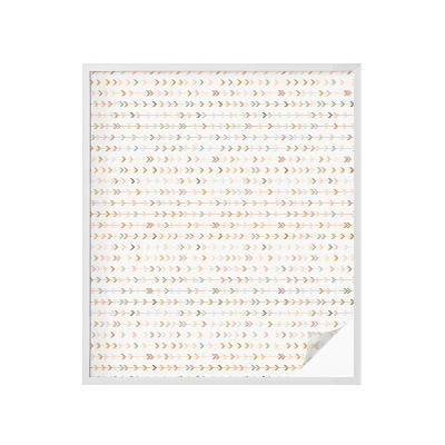 Sticker fenêtre vitrail adhésif Motif de flèche