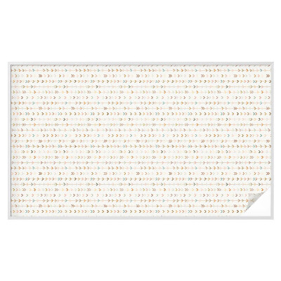 Sticker fenêtre vitrail adhésif Motif de flèche