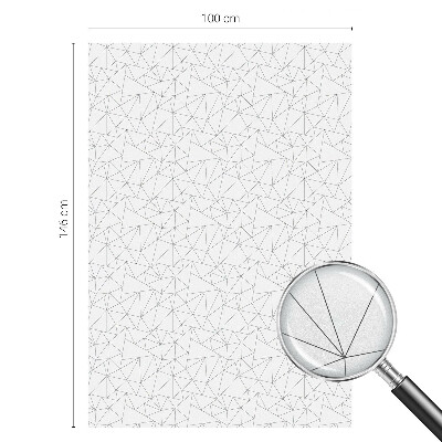 Film solaire fenêtre décoratif aspect vitrail Motifs géométriques