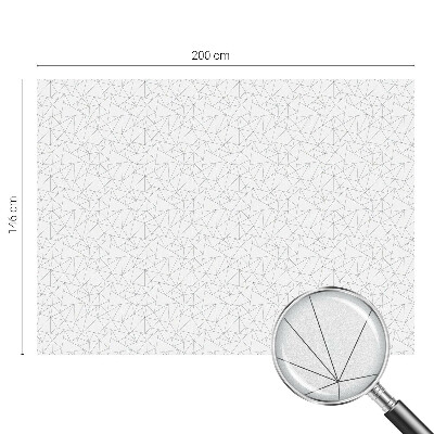 Film solaire fenêtre décoratif aspect vitrail Motifs géométriques