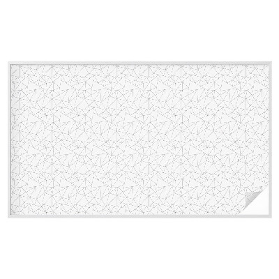 Film solaire fenêtre décoratif aspect vitrail Motifs géométriques