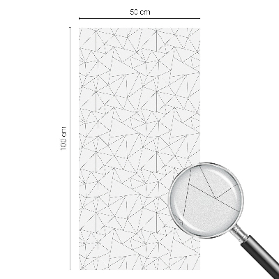 Film solaire fenêtre décoratif aspect vitrail Motifs géométriques