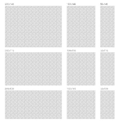 Film occultant pour fenêtre Formes ondulées