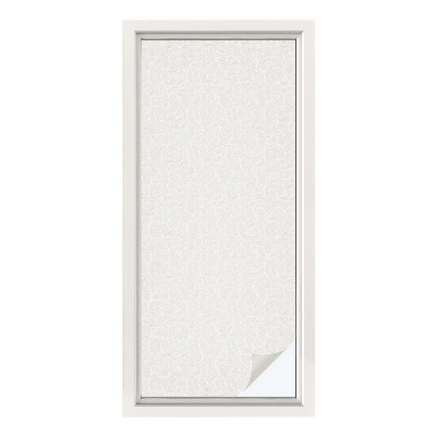 Film solaire fenêtre décoratif aspect vitrail Plante ornementale