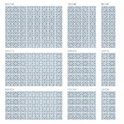 Sticker fenêtre vitrail adhésif ornements floraux