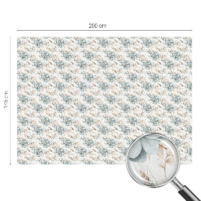 Film adhésif pour vitrage dépoli vitrail élégance florale