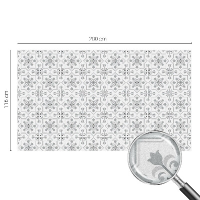 Film solaire fenêtre décoratif aspect vitrail Ornements symétriques