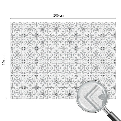 Film solaire fenêtre décoratif aspect vitrail Ornements symétriques